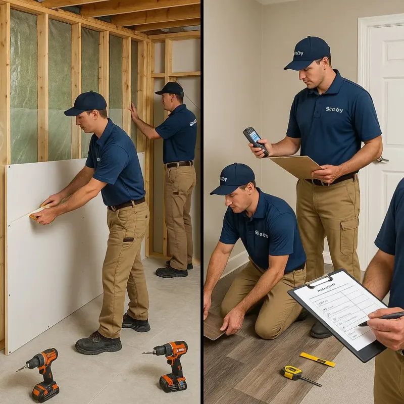 Repairs and Reconstruction process in Susquehanna County, PA